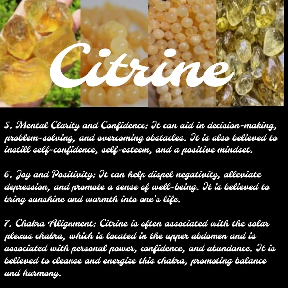 Rose Gold Hematite and Citrine Natural Stone Bracelet - Picture 3 of 4